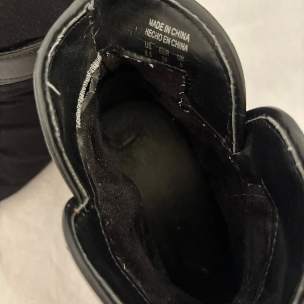 Black Rocker Boots - Picture 9 of 10